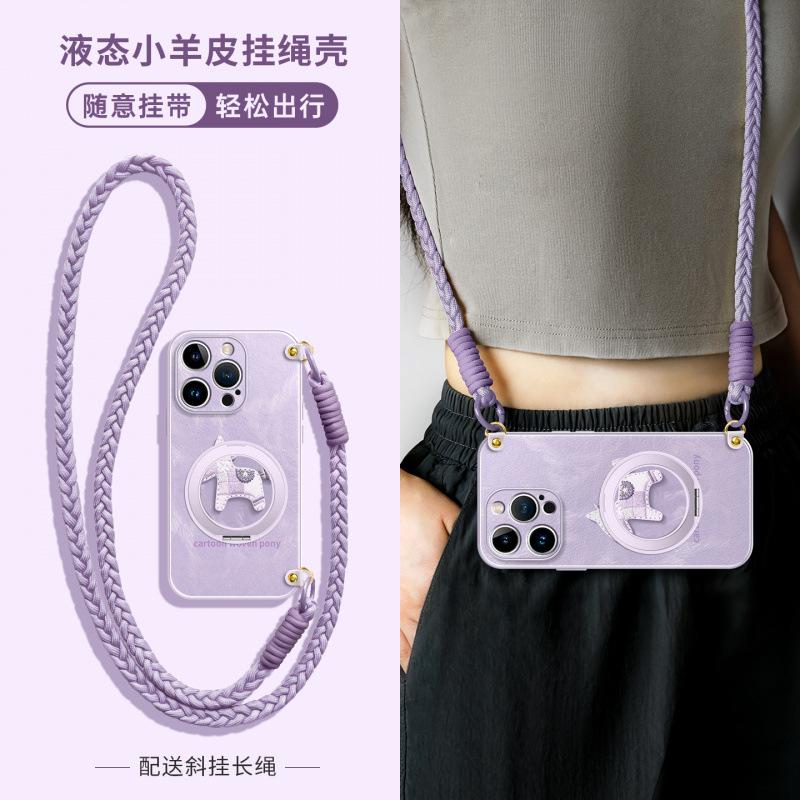 Applicable to Apple 11promax mobile phone case, new iPhone11pro super fire 11 case 11pro messenger lanyard