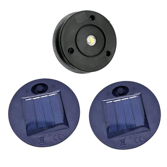 Solar-Einmachglasdeckel mit Licht, Outdoor-Glasflaschen-Solarleuchte mit LED-Lichterkette, Wasserdichtes Ladezubehör für Garten, Terrasse, Camping