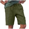 Leinenbekleidung für Herren Natürliche Leinenhosen für Herren Zeitgenössische Bequeme Qualität Weiches Leinen Tasche Farbe Shorts