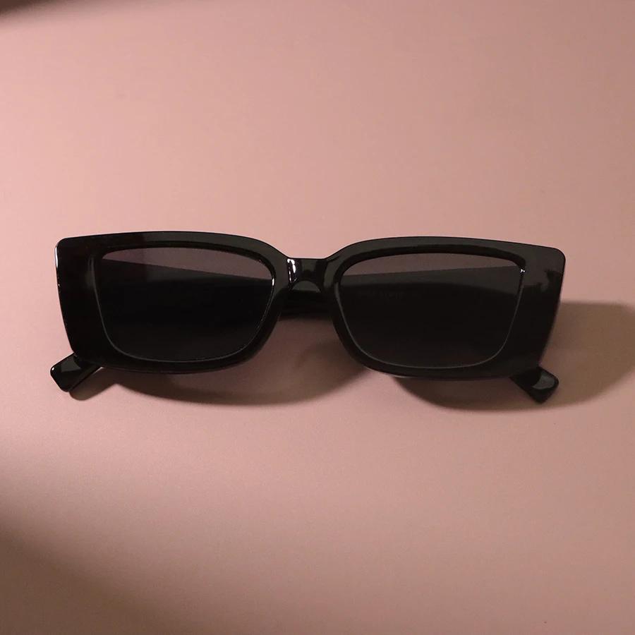 Square Vintage Sunglasses Women Men Rectangle Retro Sun Glasses Female Male Mirror Travel Punk Outdoor Shades