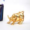 Gold Plated Vastu & Feng Shui Animals & Birds Set | Luck, Positivity & Wealth | Elephant, Bull, Kamdhenu Cow, (Gold Matte, 4 Inch)