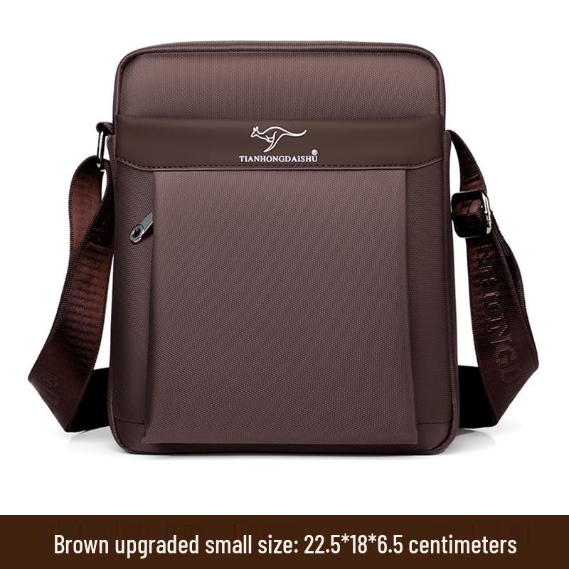 Men's Single Shoulder Crossbody Canvas Bag, New 2025 Oxford Commuting Backpack, Compact Personal Portable Bag