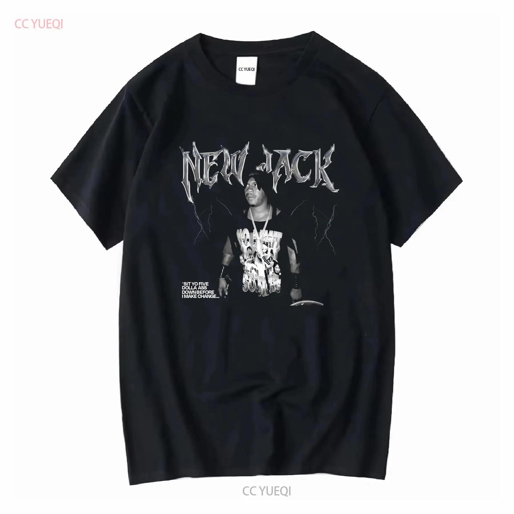 New Jack ECW Bootleg Heavy T Shirt vintage Washed Breathable Stylish Casual Top For Everyday Wear Slightly Unisex Stretched S разноцветный