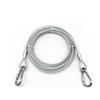 Anti-rust Pet Leash Double-headed Clothesline Durable Dog Tie Out Cable  Parking