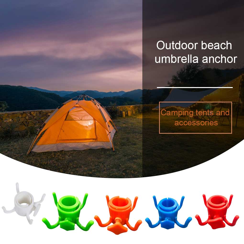 Umbrella Hook Wall Hanger Beach Supplies Compact Size Space Saving Long-lasting Multipurpose High-strength Load Bearing