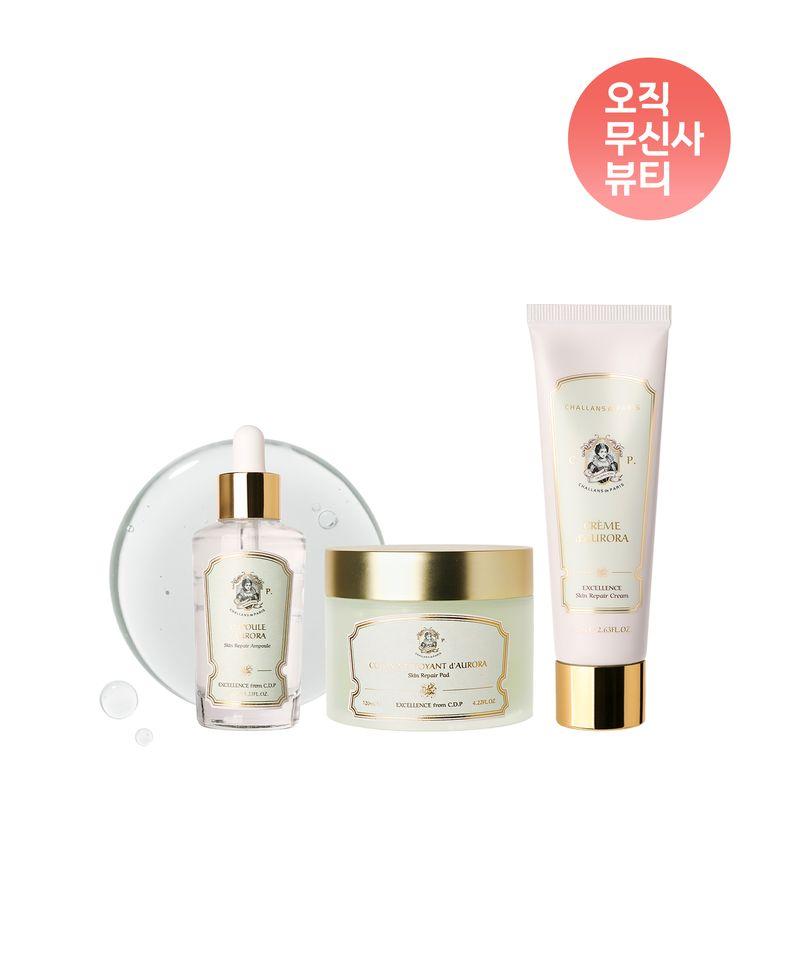 50 Trouble Recovery Pads + 35ml Trouble Recovery Ampoule + Large Size 75ml Trouble Recovery Cream