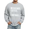 Men's Oversized Long Sleeve Crewneck Sweatshirt Casual Loose