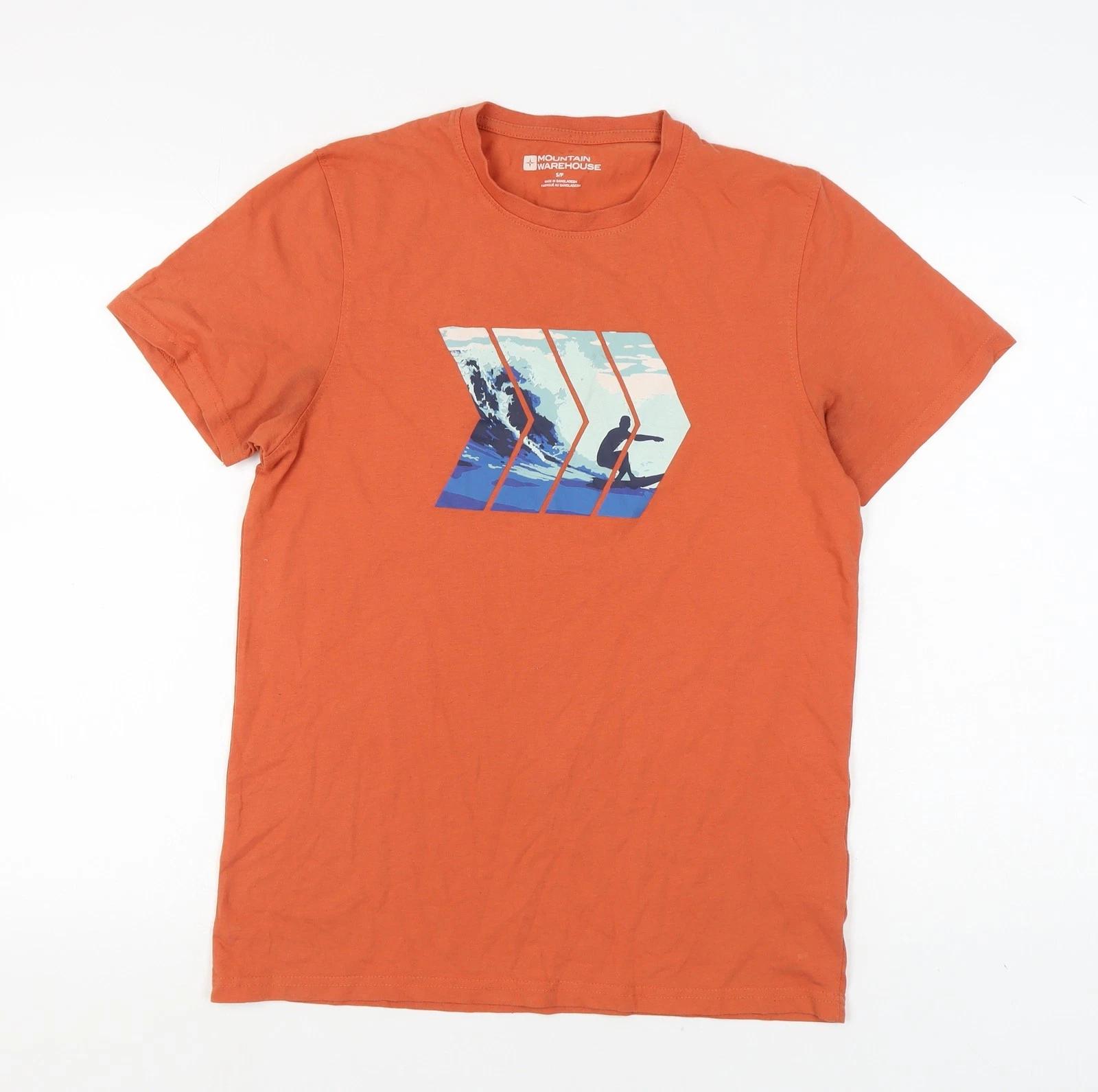 Mountain Warehouse Men s Orange S Graphic T-Shirt 2XL