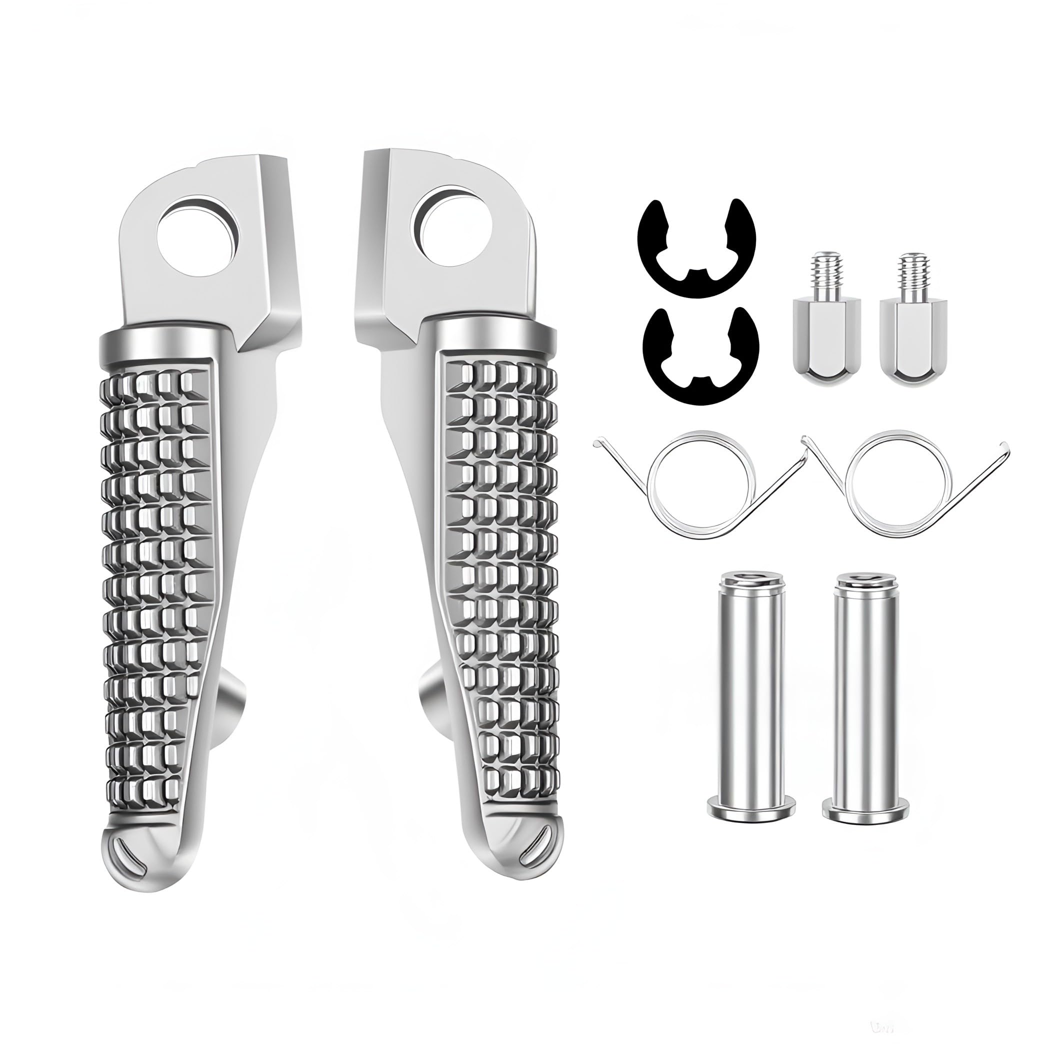 Kawasaki Footpegs Motorcycle Front Footpegs Footrest Kawasaki ZX-10REX650 650R Z750 серебряный