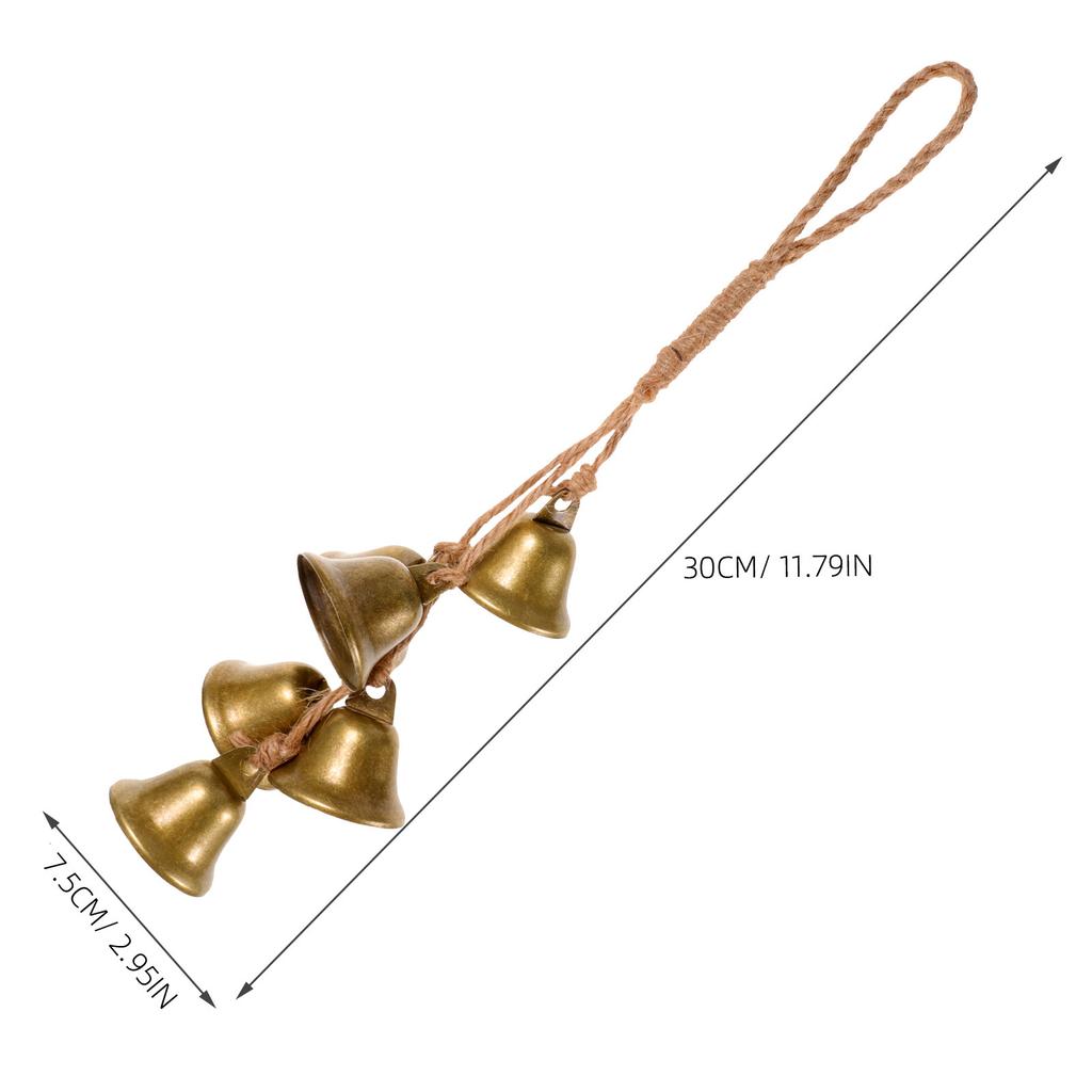Witch Bell Hanging Ornament Decorative Metal Wind Bell Door Wall Hanging Home Decor Protection Wind Chime Festival Gift
