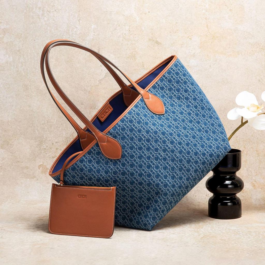 CHCH Women's Large Capacity Denim Shoulder & Crossbody Summer Tote