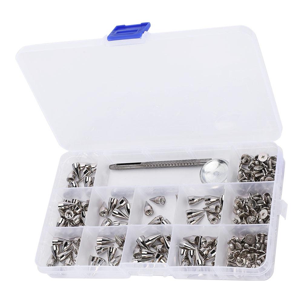 Punk Spikes DIY Zinc Alloy Cone Craft Spot Leather Clothing Rivets Tool 7 X 14MM