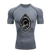 Moon and Clouds  Men's Sports T-shirt Training Fitness Compression Workout T-Shirt Rashgard Tops Men's Fitness T-Shirt