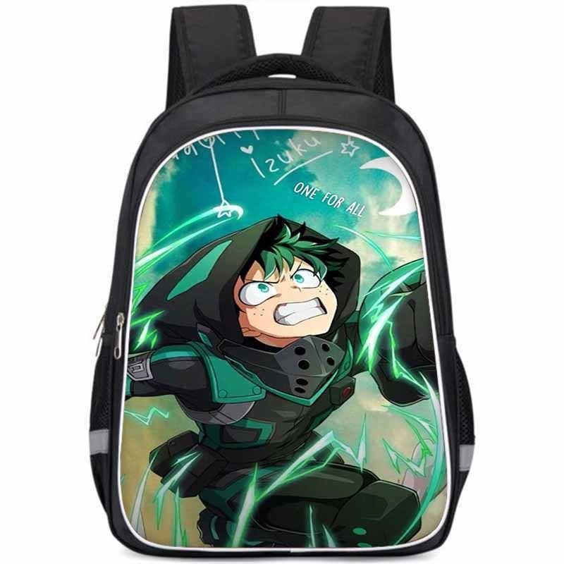 My Hero Academia Large Capacity Lightweight Oxford Fabric Backpack For Kids