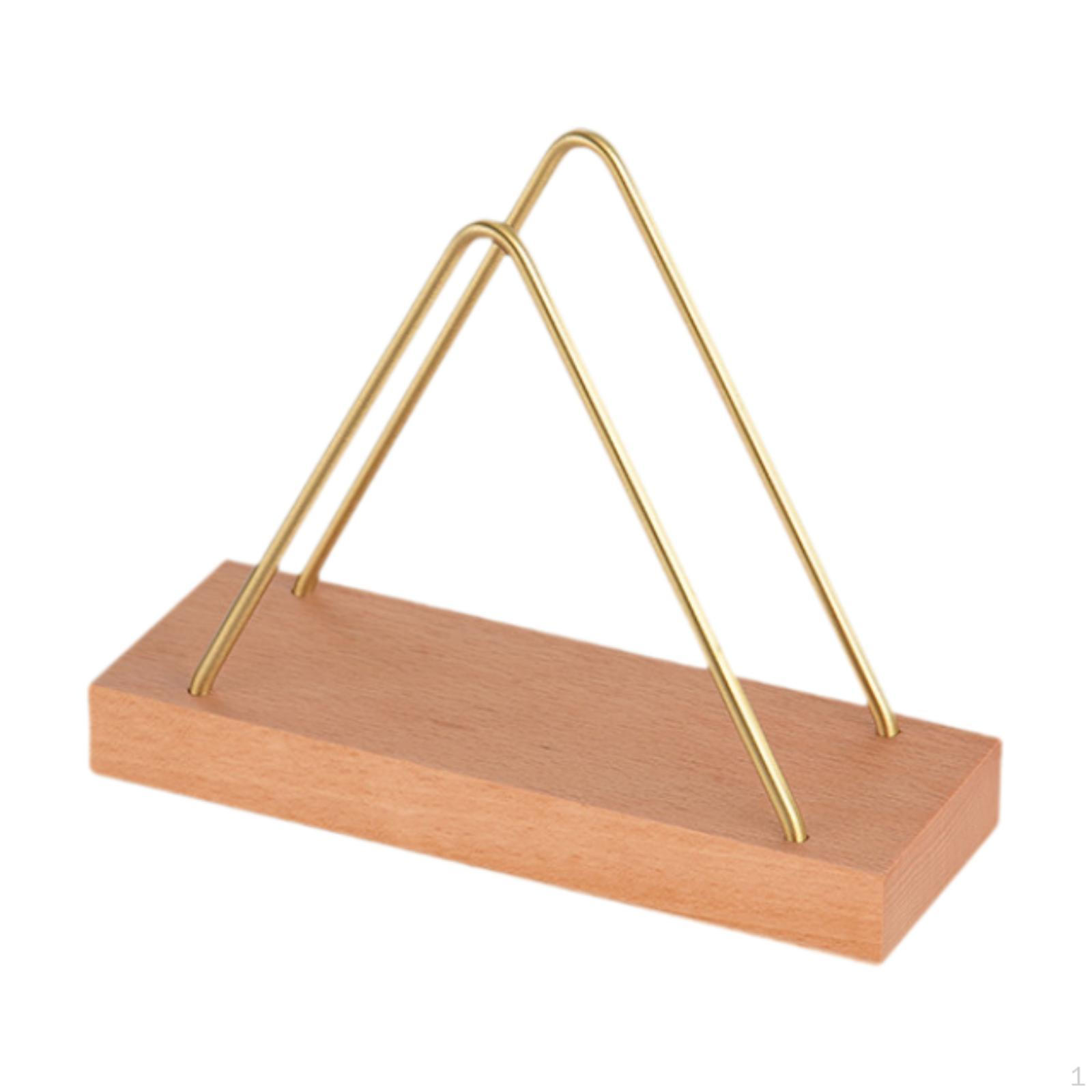 

Chic Wooden Napkin Organizer for Home Dining 16x5.5x13cm