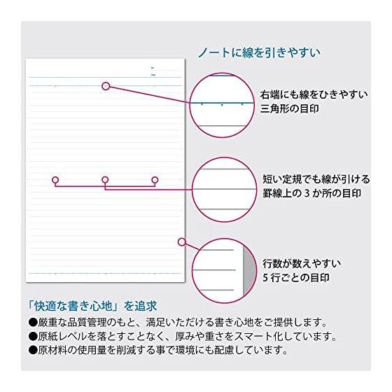 KOKUYO Note Campus Note A4 Extra Grosso Horizontal Pautado 50 Folhas No-205ULN