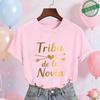 Spanische Mädchen Junggesellinnenabschied T-Shirts Team Braut Stamm Gold Blusen Kurzarm Rundhals T-Shirts für Junggesellinnenabschied Hochzeitsfeier