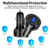 66W Car Charger QC 3.0 USB Car Charger Quick Charging Adapter 4-Port Phone Charger for IPhone Xiaomi Huawei