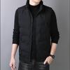 Down Vest Men's Autumn and Winter Plus Collar White Duck Down Warm Casual Jacket