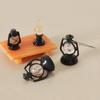 Retro Mini Kerosene Lamp Model for Dollhouse Christmas Decoration & Shooting Scene Prop.