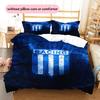 Racing Club  Pattern Bedding Quilt Set  Home Decoration  Gift (1 * duvet cover + 2 * pillowcase  without core)