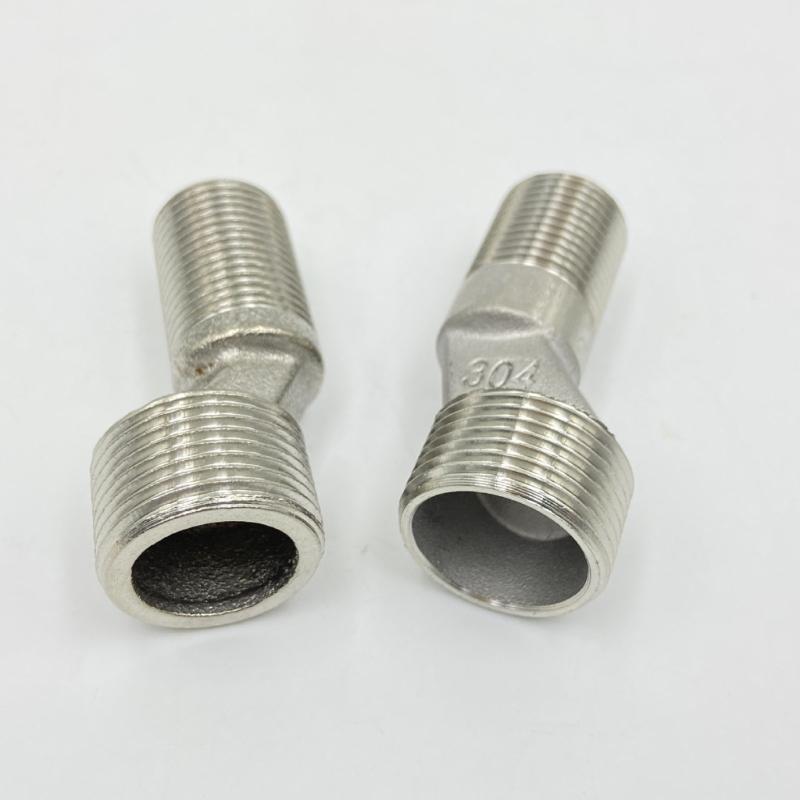 Uprgades Steel Plumbing Adapters Metal Offset Connector Threaded Pipe Adapter Wall Mounted Adapter set for Wall Mounts