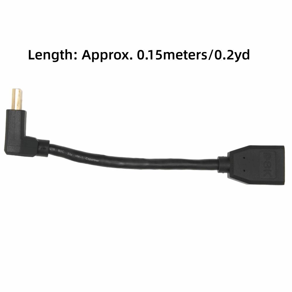 Up Angle Displayport Extension Cable 90 Degree Angle Right Angle Displayport  PC Connection