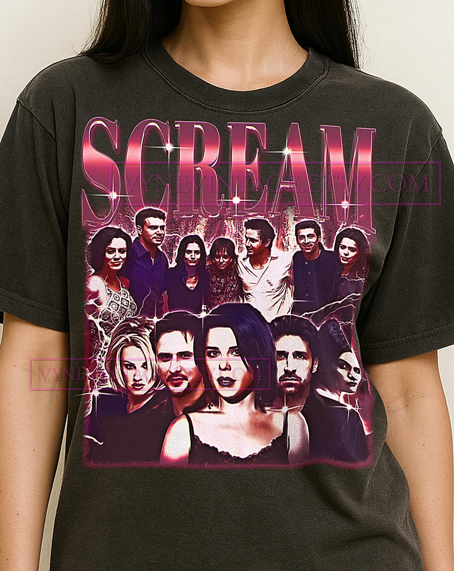 SCREAM HORROR T-Shirt, Vintage Horror Slasher Film Classic Movie Tee, 90s Retro Throwback, Scream Horror Sweater XL
