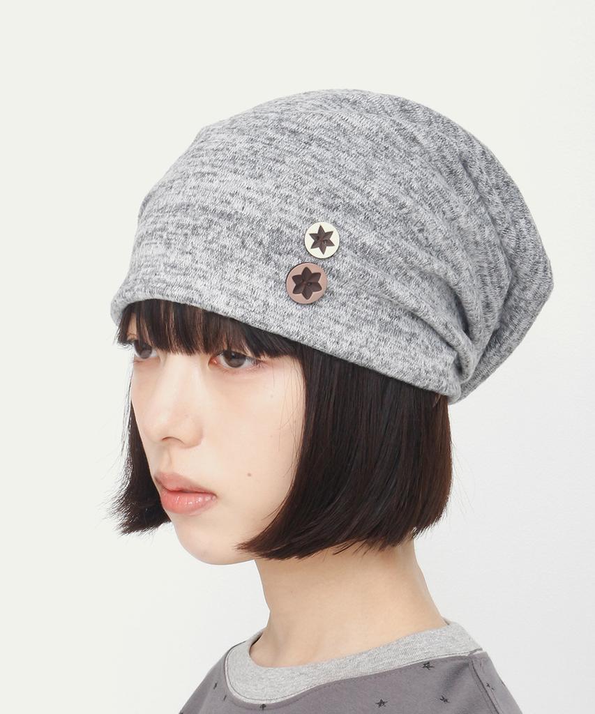 Sseonegteu Eights Slouchy Beanie - Heather Gray
