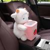Car Tissue Box 2 In 1 Design Storage Holder Decoration Toy Interior Organization Napkin