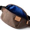 Made Body Bag Waist Bag Polyester Pocket Series [Heart Factory] FY-0630 (Brown)