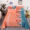 Simple Printed Simple Bed Sheet Single Piece Dormitory Pure Polyester Washed Cotton Single Double Bed Sheet