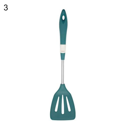 1 sada náčiní na vaření proti opaření Nepřilnavá rukojeť Silikonová špachtle na vaření Sada lžic Nástroj na vaření