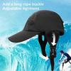 Unisex Sun Hat with Adjustable Buckle Solid Color Sun Protection Caps with Wide Brim Anti-UV Caps for Camping Hiking ONE