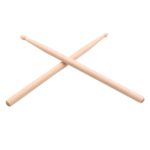 Freneci 1 Pair Wooden 5A Drumsticks for Drums for Kids Children Boys Girls