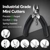Jewelry Pliers Straight Long Nose Nippers Stainless Steel Toothless Sharp Mini Nose Pliers For Wire Bent Manual Diy Model Pliers