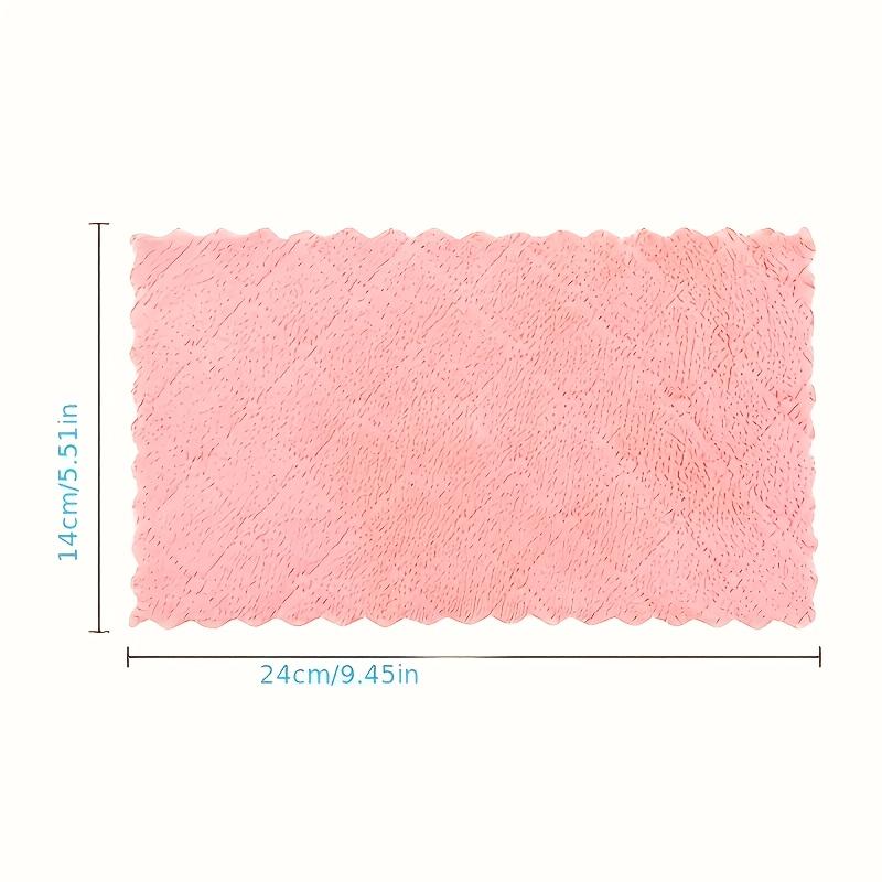 high quality30pcs Microfiber Cleaning Cloths - Dual-Sided Soft Non-Abrasive Pastel Pink, Mint Green, Lavender & Gray Rags - Reusable Multi-Purpose