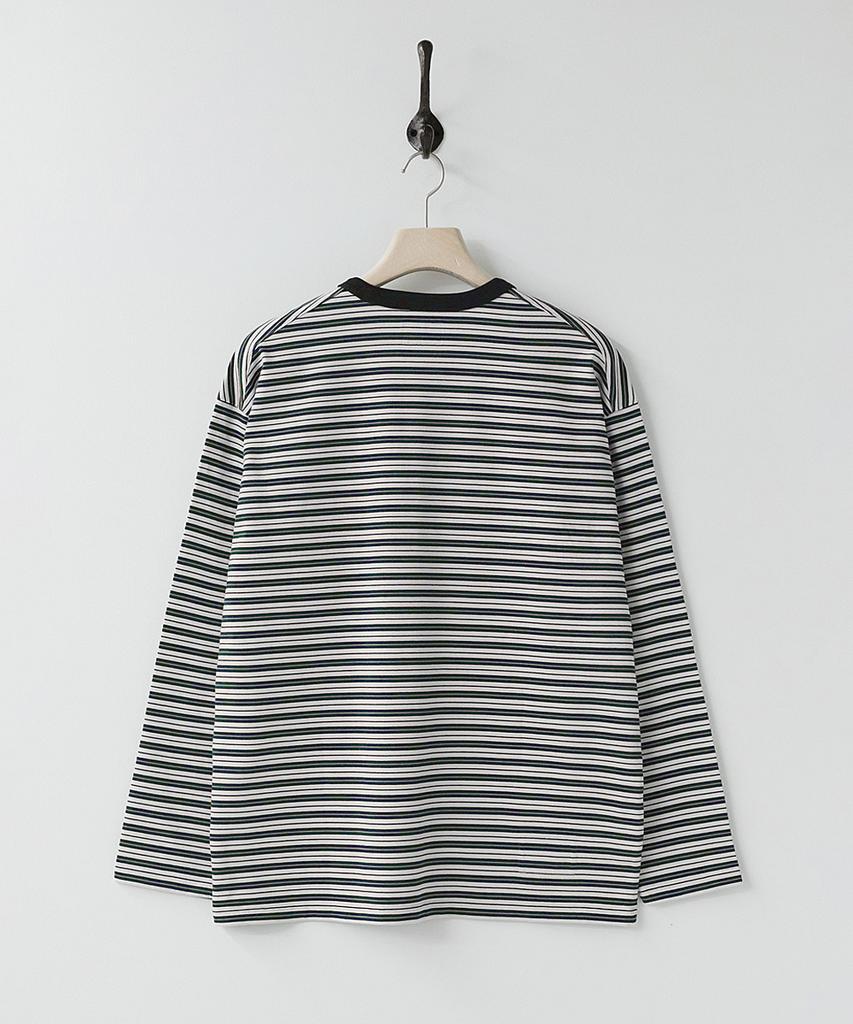Leopeusaideu Multi Stripe Long Sleeve Blue
