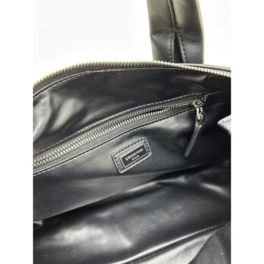 Přeshraniční nová retro taška BD z hovězí kůže první vrstvy s velkou kapacitou, pravá kůže, univerzální přenosná taška na polštář, velká taška pro dojíždění