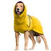 Pullover Pet Clothing Velvet Dog Thickened Warm Hooded Solid Color Dog Clothing