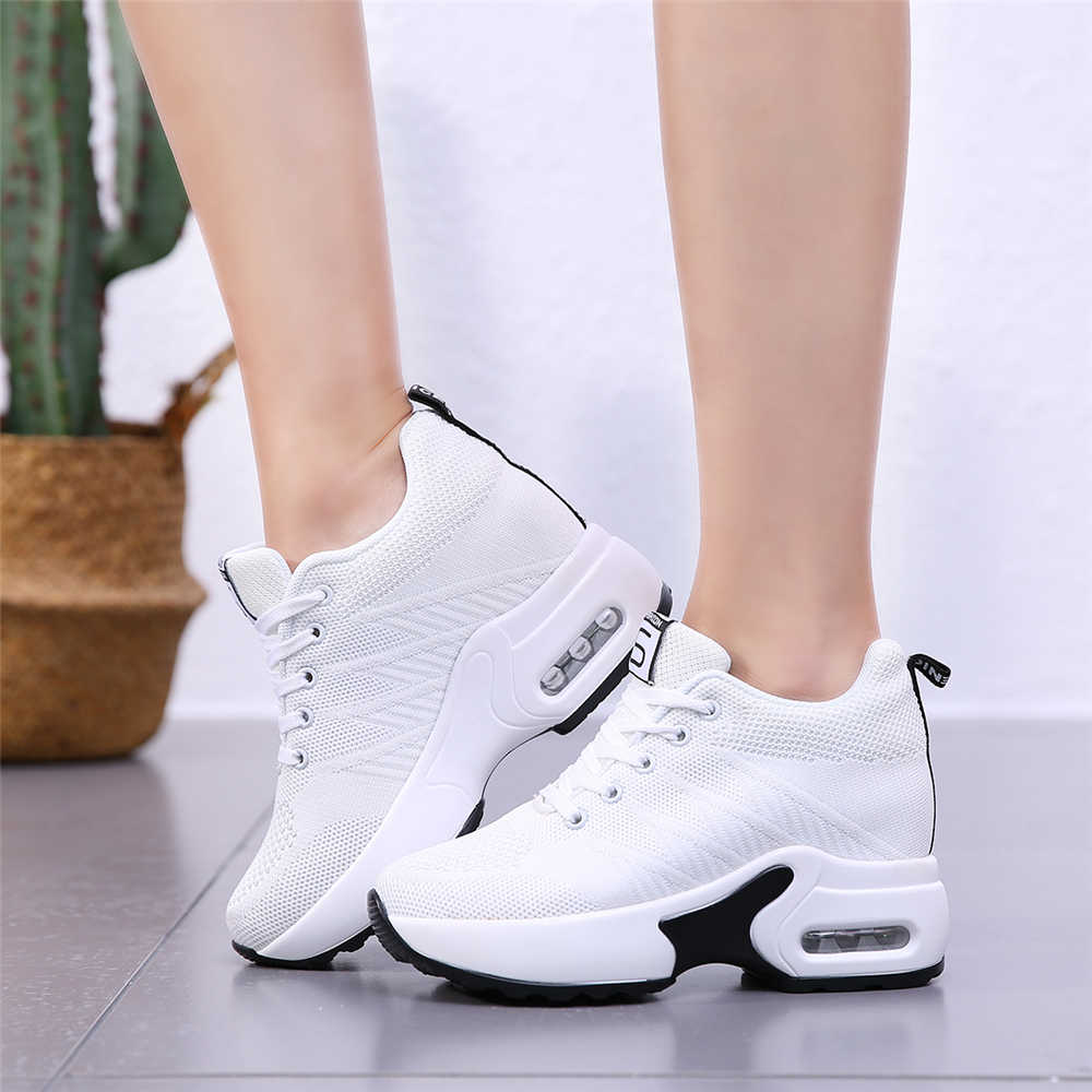 Fashion Height Up Red White Shoes For Womens Loafers Snackers Woman Shoes Sneakers Sports Buy Authentic Trainners Funky Ternis