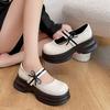 Woman Lolita Shoes Patent Leather Cute Bow  Pumps Bride Wedding Cosplay Party Dress ShoesG