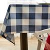 Plaid Table Cloth Modern Rectangle Table Cover Blue&White Tablecloth Home Kitchen Decoration For Party Mantel Mesa Home Decor