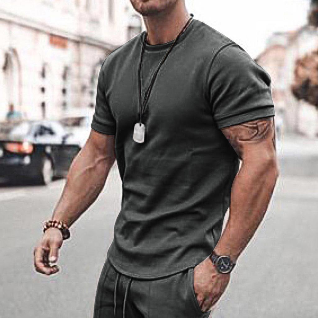 2024 Men's Trendy Summer Short Sleeve & Shorts Set - Casual Sportswear