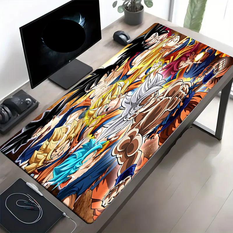 DRAGON BALL Print Mouse Pad, Anti‑Slip Desktop Keyboard Mat, for PC Laptop Gaming Working Daily Use, Cool Festival Surprise Gift