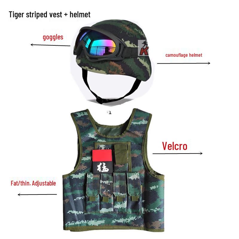 Kids  Tactical Vest Training Set 2-14 Years