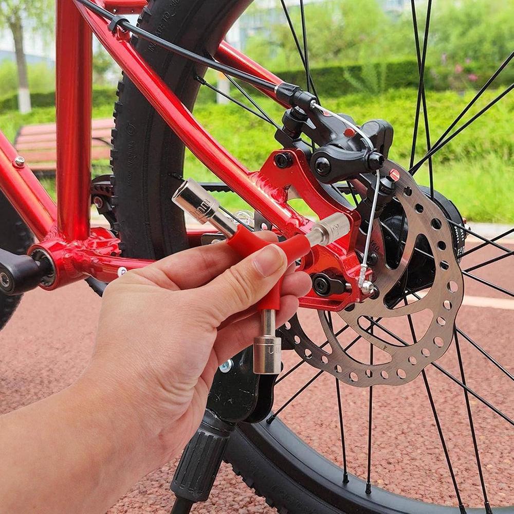 Y-Shaped 3 Way Socket Wrench Internal Hexagon Wrench,Bicycle Tire Lever for Outdoor Camping Bicycle Cycling Repair Tool