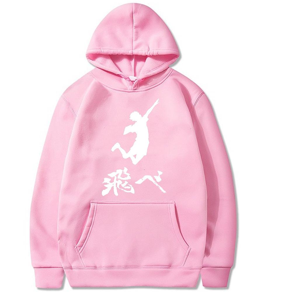 Haikyuu Anime Graphic Harajuku Hoodie Men's and Women's Harajuku Pullover Street Wear Unisex Autumn Winter Plushed