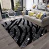 Crystal Velvet Carpet 2D Colorful Zebra Stripe Pattern Mat Rug for Home Living Room Bedroom Sofa Doormat Decor,kid Play Area R