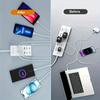 USB 10-in-1 Port Multi-function Hub Fast Charger for Cellphone Tablet Multiple Devices Extension Socket For US EU UK Plug